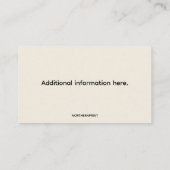 編集可能リードソムリエワインタスターワイナリー 名刺 (裏面)