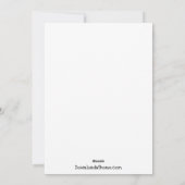 編集可能レシピカード。写真でパーソナライズ シーズンカード (裏面)