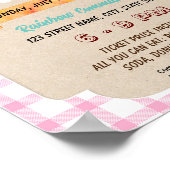 編集可能レディースティーイベントフライヤー ポスター (角)