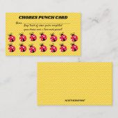 編集可能レディーバグ修正リワードカード ロイヤリティカード (正面/裏面)