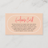 編集可能レトロGroovyヒッピーモダンブライダルシャワー エンクロージャーカード (正面)