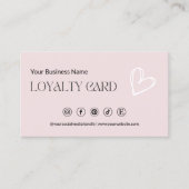 編集可能ロイヤリティカードテンプレート、 ロイヤリティカード (正面)