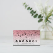 編集可能ロイヤリティカードバラ金ゴールドグリッター大理石 名刺 (スタンド正面)