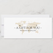 編集可能ローマボーディングパス飛行機チケット 招待状 (裏面)