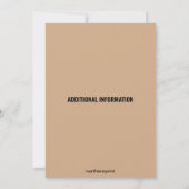 編集可能ワイルドウエストカウボーイ誕生日招待状 招待状 (裏面)