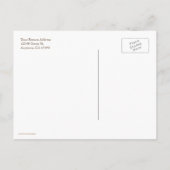 編集可能ヴィンテージオークツリー葉書 ポストカード (裏面)