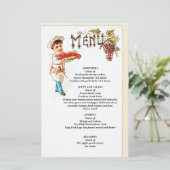 編集可能ヴィンテージシェフとロブスター (スタンド正面)