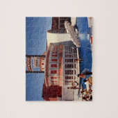 編集可能ヴィンテージラスベガスショップボート ジグソーパズル (縦)