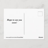 編集可能ヴィンテージ天体オレンジ色の太陽光線 ポストカード (裏面)