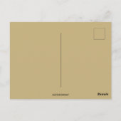 編集可能ヴィンテージ新年挨拶 ポストカード (裏面)