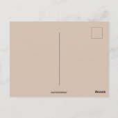 編集可能ヴィンテージ新月の新年の挨拶 ポストカード (裏面)