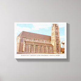 編集可能ヴィンテージ旅行写真 キャンバスプリント