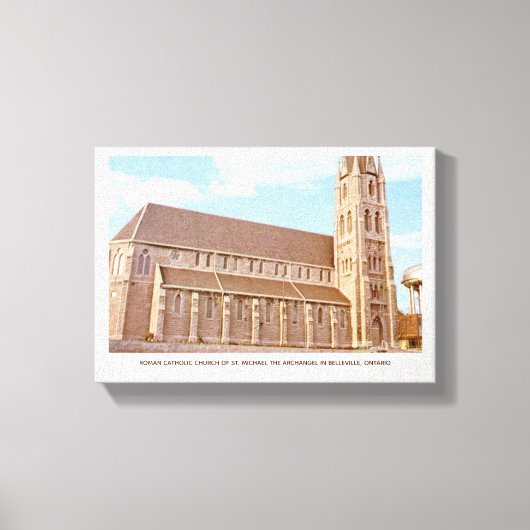 編集可能ヴィンテージ旅行写真 キャンバスプリント (正面)