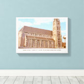 編集可能ヴィンテージ旅行写真 キャンバスプリント (インサイチュ (ウッドフロア))