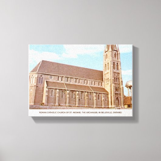 編集可能ヴィンテージ旅行写真 キャンバスプリント (正面)