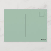 編集可能ヴィンテージ馬と乳母車クリスマス ポストカード (裏面)