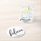 編集可能信じファームハウススタイルコースター ラウンドペーパーコースター (インサイチュ)