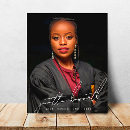 編集可能写真テンプレート大学卒業