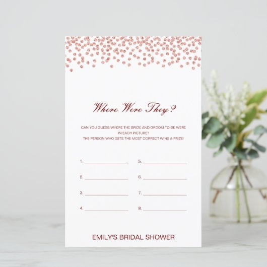 編集可能場所ブライダルシャワーゲーム (スタンド正面)