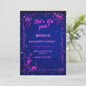 編集可能女性のカーボーイバチェロレッテ 招待状 (スタンド正面)