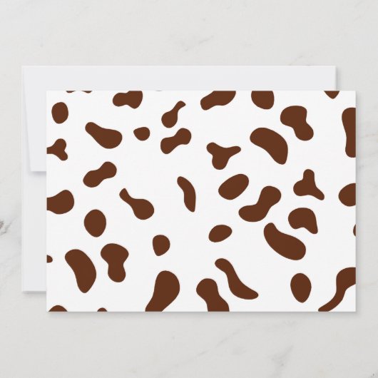 編集可能女性のカーボーイ誕生日フォト招待状 招待状 (裏面)