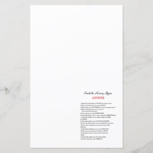 編集可能子供部屋韻を回答で終了 (裏面)