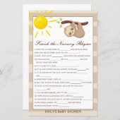 編集可能子供部屋韻を回答で終了 (正面/裏面)