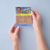 編集可能実在財務代理店 チラシ (手)