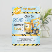 編集可能建築誕生日パーティー 招待状 (スタンド正面)