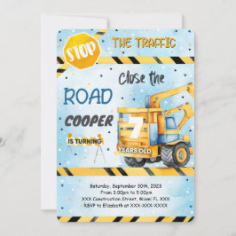 編集可能建築誕生日パーティー 招待状