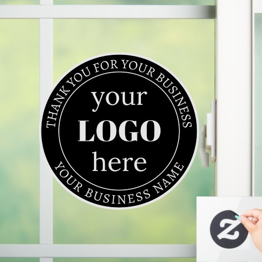 編集可能文字とロゴまたはその他のデザイン ウィンドウサイン (ホーム)