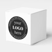 編集可能文字とロゴまたはその他のデザイン フェイバーボックス (正面サイド)