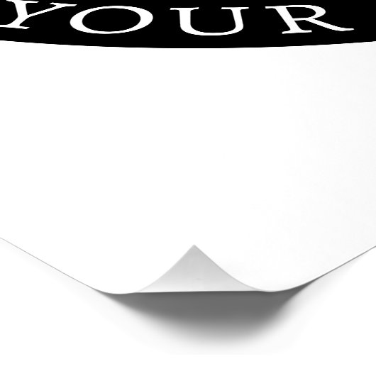 編集可能文字とロゴまたはその他のデザイン ポスター (コーナー)