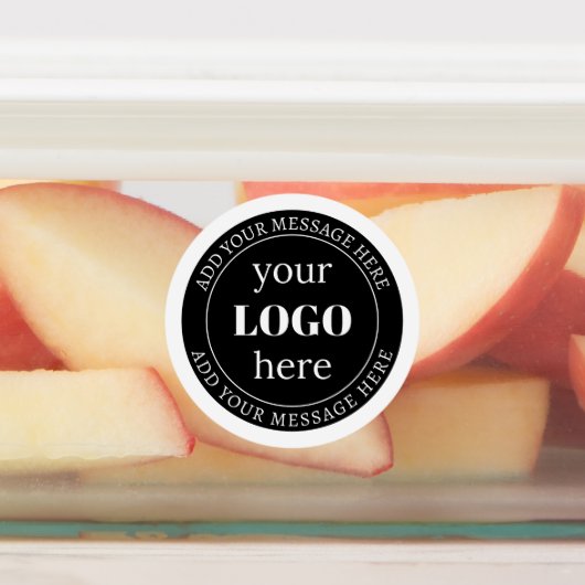 編集可能文字とロゴまたはその他のデザイン ラベル (貼付)