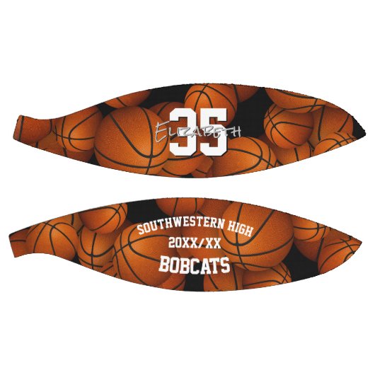 編集可能文字カスタムパターン（の模様が）ある バスケットボール (パネル)