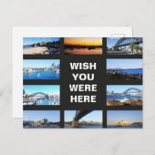 編集可能文字- Sydney Australia 数々の-photo ポストカード (正面/裏面)