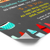 編集可能新学期朝食ソーシャルフライヤー ポスター (角)