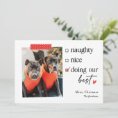 編集可能最高のカラークリスマスホリデーカード シーズンカード (スタンド正面)