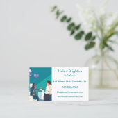 編集可能栄養士 名刺 (スタンド正面)