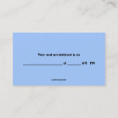 編集可能歯科矯正医 名刺 (裏面)