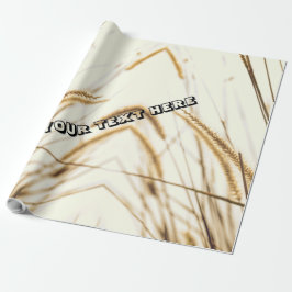 編集可能紙付きラッピング文字 ラッピングペーパー