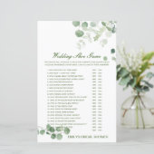 編集可能結婚シューゲームウェディングシャワーゲーム (スタンド正面)