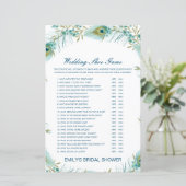 編集可能結婚シューゲームウェディングシャワーゲーム (スタンド正面)