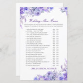 編集可能結婚シューゲームウェディングシャワーゲーム (正面/裏面)