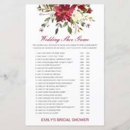 編集可能結婚シューゲームウェディングシャワーゲーム