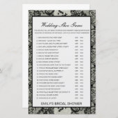 編集可能結婚シューゲームウェディングシャワーゲーム (正面/裏面)