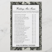 編集可能結婚シューゲームウェディングシャワーゲーム (正面)