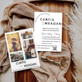 編集可能結婚式招待状(フォトコラージュ付) 招待状