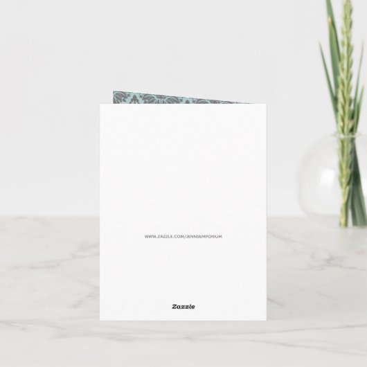 編集可能美しい写真の卒業式 |ありがとう サンキューカード (裏面)