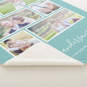 編集可能背景色6の写真のコラージュの原稿 シェルパブランケット (3/4)